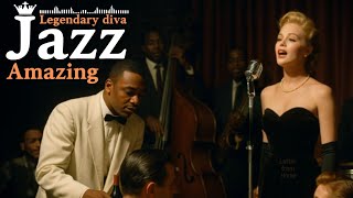 Jazz Night with a Legendary Diva in 1950s Jazz Club: Breakfast at Tiffany's Tribute. Soft Vocal Jazz