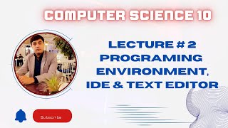 Introduction to Programming in Urdu/Hindi | 10th class Computer Science new book Chapter#1 Lecture 2