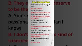 A Bad First Day of Work #baddayatwork #englishconversation #englishlisteningpractice