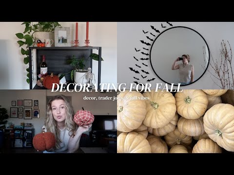 Decorating for Fall: home decor, trader joe's, and cozy fall vibes
