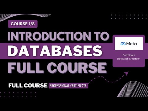 Introduction to Databases FULL COURSE || How to Become a Introduction to Databases Expert | Course 1