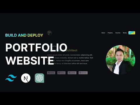 Part 1 - Build & Deploy Portfolio Website Using chatGPT, Next JS 13, React JS & Tailwind