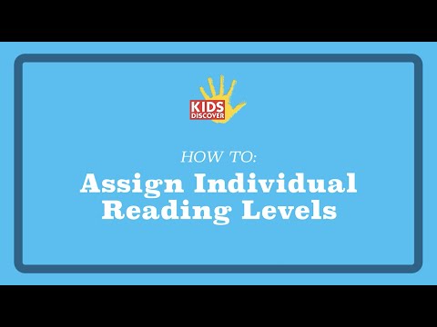 How to assign individual reading levels