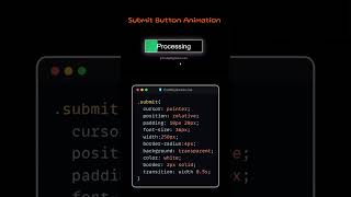 WOW! CSS Submit Button Animation ✨ | HTML CSS Modern UI Effects #webdevelopment #htmlcss #animation