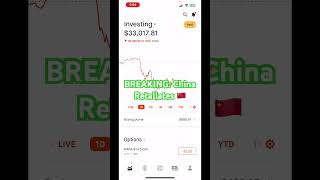 China Tariffs = Instant Market Crash 😬 #stocks #everythingrobcrypto #stockmarket #robinhood