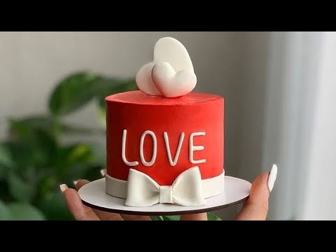 Valentine's Day cakes#shorts||Love Cakes