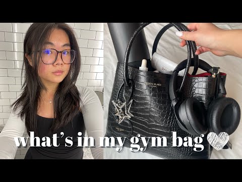 what's in my gym bag 2025 🎧 🎀 | essentials/must haves for the gym