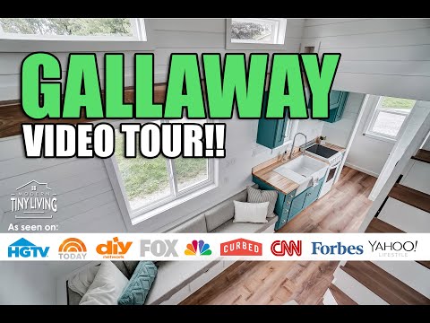 GALLAWAY is a SPECTACULAR 28 ft. Custom Tiny House by Modern Tiny Living!