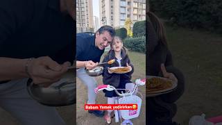 Yemek yedirirken babamın haller🤣 #shorts #komedi #komik #viralvideo #keşfet #viral