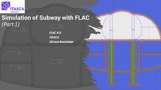 Simulation of Metro Station with FLAC v8 Software, NATM Tunneling (Part 1)