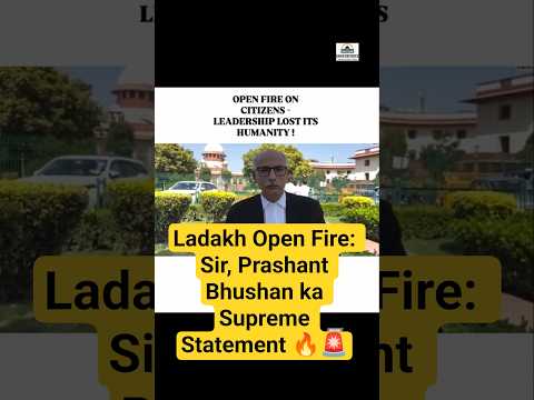 Supreme Court ke advocate Prashant Bhushan ka Ladakh par bada bayan, sachchai ab samne hai 🔥🇮🇳