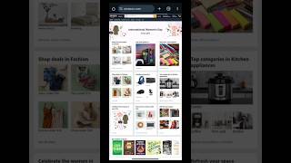 Amazon clone in Html Css in Mobile 📱📱