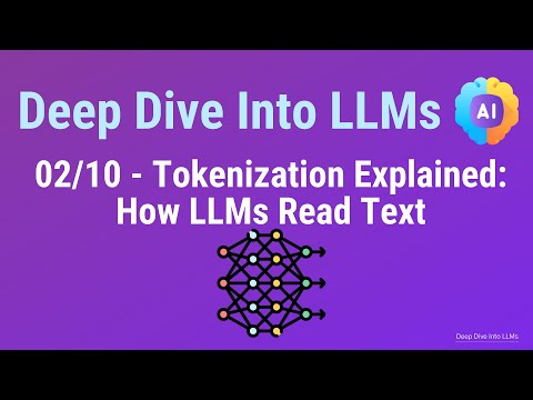 Lesson 02/10 – Tokenization Explained: How LLMs Read Text