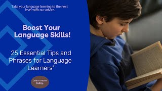 "25 Essential Tips and Phrases for Language Learners" Everyday English Essentials