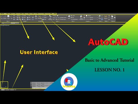 Lesson-01! AutoCAD User interface Introduction ! User Interface