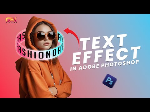 How to create Text Effect in adobe Photoshop | GFX Academy