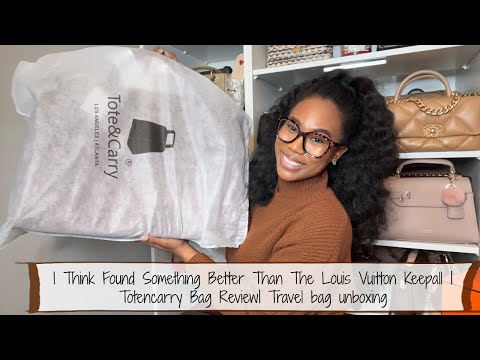 I Found Something Better Than The Louis Vuitton Keepall | Totencarry Bag Review| Travel bag unboxing