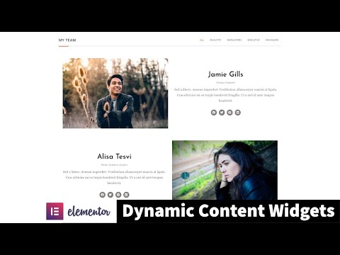 Dynamic content for Elementor plugin - Livemesh Addons for Elementor