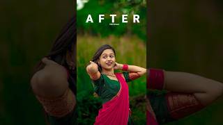Lightroom Green Tone Effect || Lightroom Colour Correction #shorts #short #photography