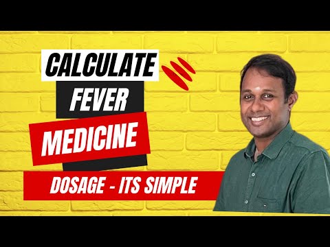 Paediatric Fever Medicine Dosage/ குழந்தைகளுக்கான காய்ச்சல் மருந்து அளவு