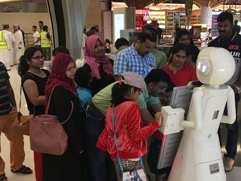 Robots in the Muscat International Airport