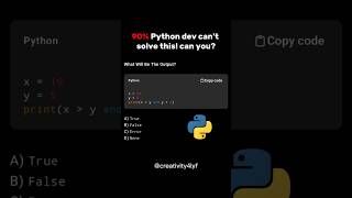 What Will be the output? #coding #codinglife #codingquiz #pythonprogramming #python #fypシ