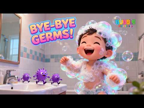 **BYE-BYE GERMS! 🧼 Wash Your Hands Song