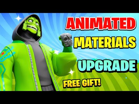 GET FREE ANIMATED MATERIALS FOR FORTNITE | UEFN