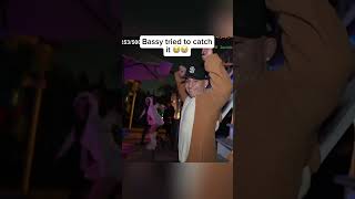 Bassy Was Trying to Catch it 😂