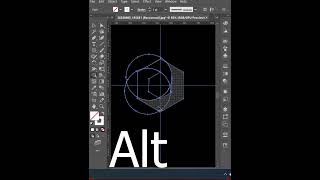 Creative Logo Design - Illustrator tips #shorts - Hux graphics