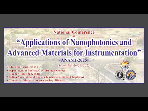 Applications of nanophotonics and Advanced Materials for Instrumentation 2025