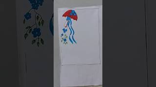 easy border design #flowerborderdesign #cuteborderdesign #borderdesign #creativeborderdesign