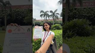 Finally Got My Official COLLEGE DEGREE from LSR, Delhi University🤩🎓 #minivlog #college #shorts