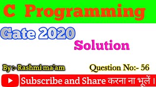Gate  CSE 2020|Gate Cse Video Lectures|Gate Cse Video Lectures Free| C Programming For Gate CSE| AKU