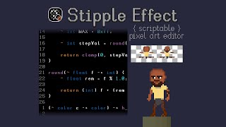 Stipple Effect | Scriptable Pixel Art Editor | Launch Trailer