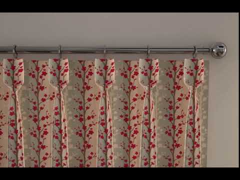 Curtains CAD modelled and rendered in 3D