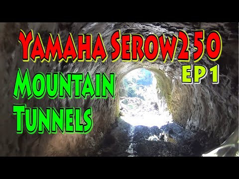 EP1 - Yamaha Serow 250 - Riding in Mountain Trail Tunnels (HQ)