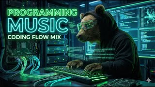 [NO ADS] The Bear is Deep Working | Music for Working - Future Garage Programming and Coding Mix