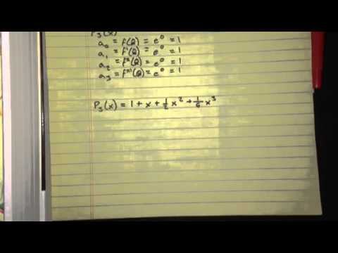 Taylor Polynomials and Approximations