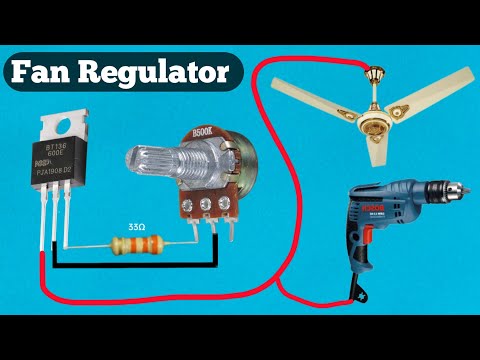 কম খরচে রেগুলেটর তৈরি করা || How To Make AC Fan Regulator At Home