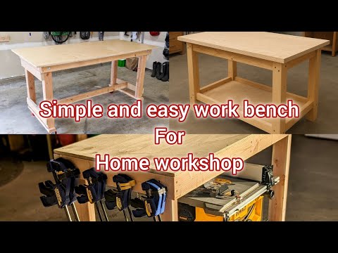 DIY Workbench Build for My Home Workshop | Part 1 | Step-by-Step Woodworking Project