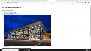 Webpage Creation Assessment