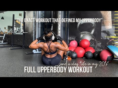 FITNESS VLOG: full UPPERBODY workout and a MASSAGE that changed my LIFE
