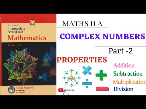 Properties of Complex Numbers #Complex numbers #intermediate Maths#maths 2a