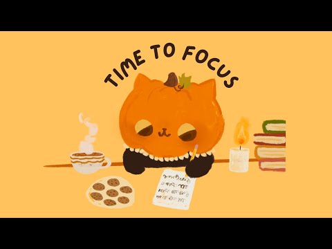 Cozy Autumn Pomodoro Timer 🍁 | 30/5 Study With Me | Jazz & Piano Music| Fall Cat Study Session