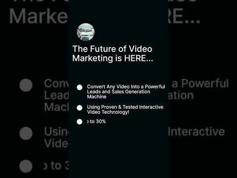 The Future of Video Marketing is HERE..#leads #sales #marketing #video #shorts http://bit.ly/3hn2CWL