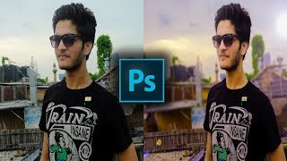 Photoshop Tutorial || Photoshop Manipulation || Blur Background Effect and Color Correction