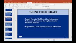Webinar: Police Psychology with Vincent Van Hasselt, Ph.D.