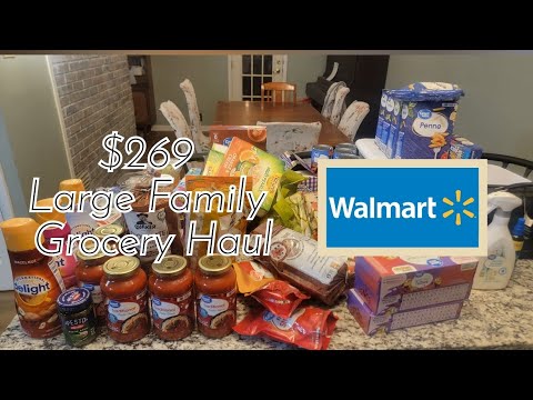 ✨️$269✨️ - Walmart Haul - Family of 8!