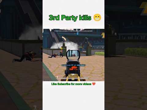 3rd Party kills chor 😁 #bgmiindia #bgmi #shorts #shortsindia @sythe_x_gaming